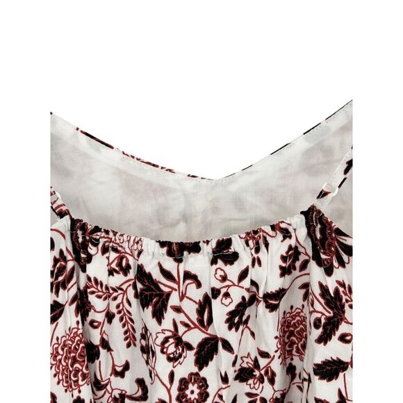 Loft Women's Petite‎ Romper Sleeveless Floral Size SP Pockets Inseam 2.5" NWT - Picture 9 of 13